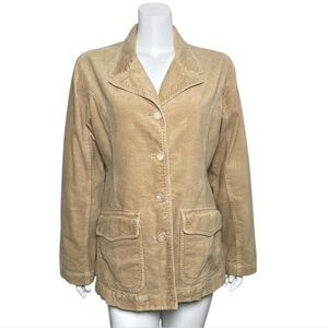 Dorothy Perkins Corduroy Jacket Womens Size 14 Button Up Long Sleeve Lined